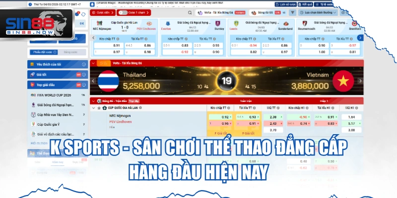 K Sports - Sân Chơi Thể Thao Đẳng Cấp Hàng Đầu Hiện Nay