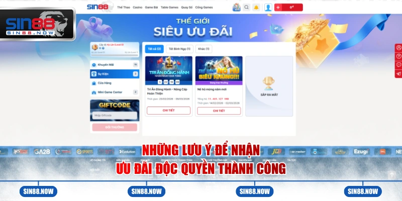 Những lưu ý để nhận ưu đãi độc quyền thành công