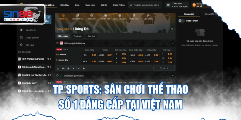 TP Sports: Sân Chơi Thể Thao Số 1 Đẳng Cấp Tại Việt Nam